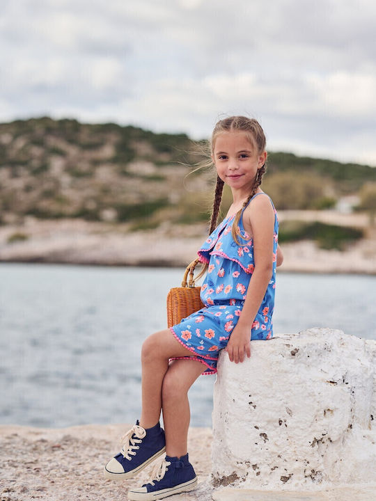 Kids' Fabric Jumpsuit Shorts/Bermudas Blue