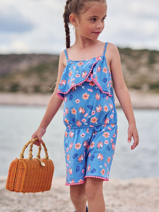 Kids' Fabric Jumpsuit Shorts/Bermudas Blue