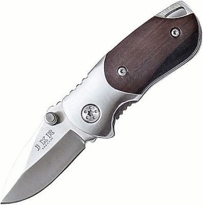 Joker Mini Folding Knife Pocket Knife Brown with Blade made of Stainless Steel