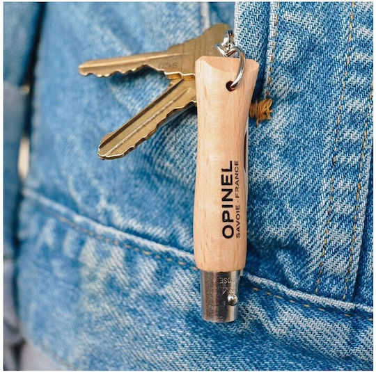 Opinel No.2 Taschenmesser Schlüsselanhänger Gelb Verschiedene Farben