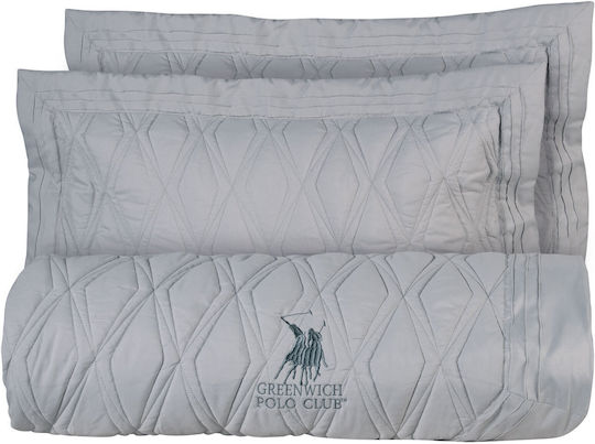 Greenwich Polo Club 2160 Coverlet Super King Gray 220x240cm 3pcs