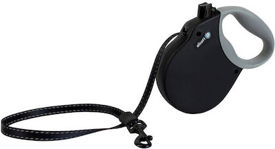 Alcott Foldable Dog Leash/Lead Strap Adventure Large 5μ. up to 50kg Black in Black color 5m up to 50kg 07.10.008