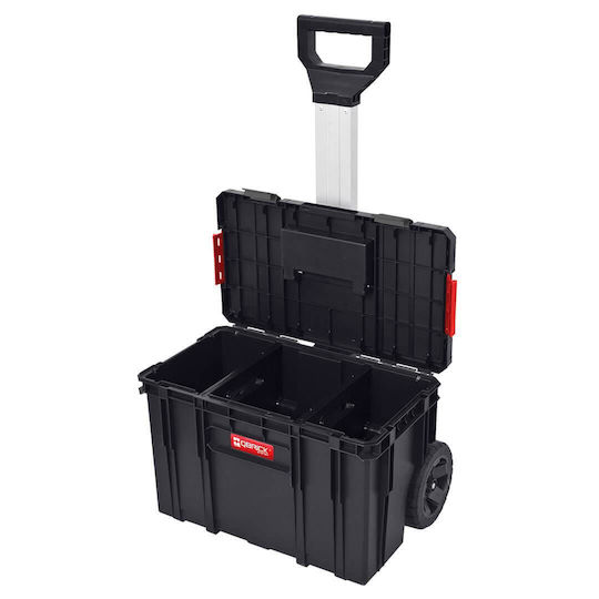 Qbrick System Two Cart Транспортен и съхранителен Пластмаса куфар за инструменти Размери: Ш53xД38.5xВ69см 29551200