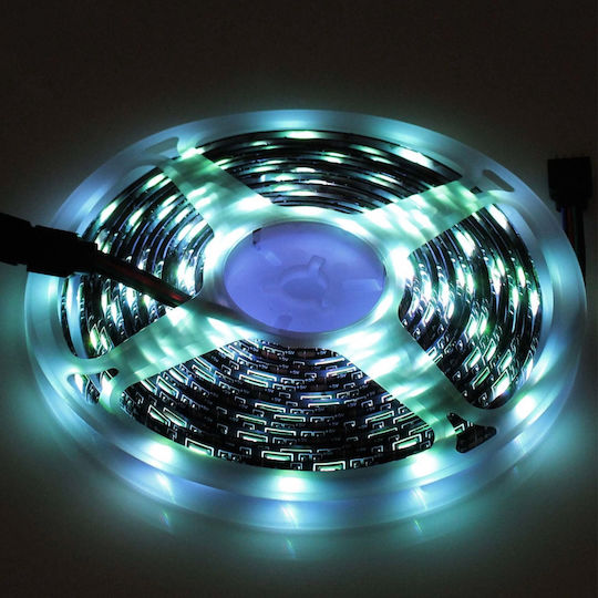 Factory Водоустойчива LED Лента RZ-0001 USB 5V RGB Светлина 2м Тип SMD5050 с Захранване & Дистанционно управление