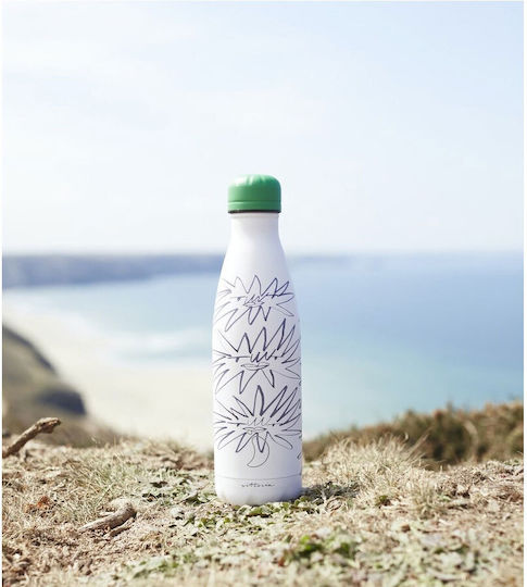 Chilly's Original Series Artist Thermos Bottle Stainless Steel BPA Free 500ml Sunshine