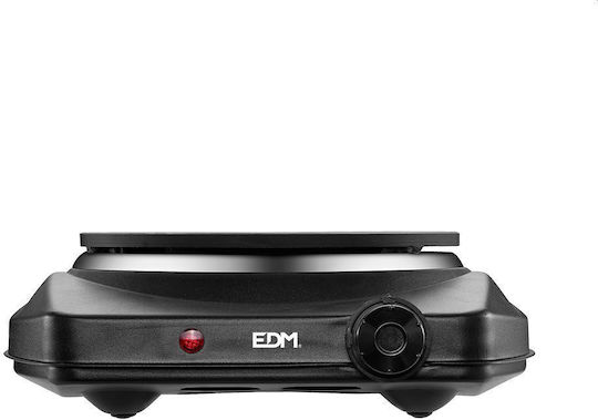 EDM Grupo Enamel Countertop Single Burner Black