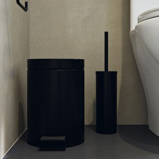 Verdi Metalic Coș de gunoi pentru baie Black Matt
