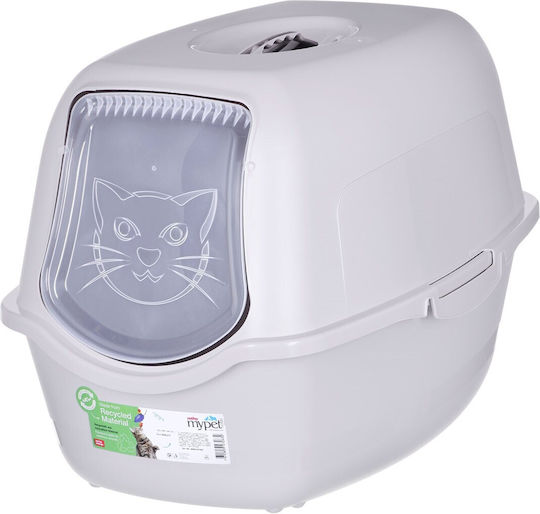 Rotho My Pet Bailey Cat Toilet Closed Beige L56 x W40 x H39cm