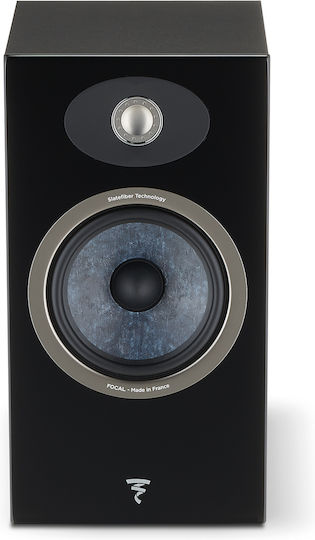 Focal Theva N1 Ζεύγος Ηχείων Hi-Fi Βιβλιοθήκης 100W 2 Δρόμων Π21.2xΒ26xΥ39.2εκ. Black High Gloss