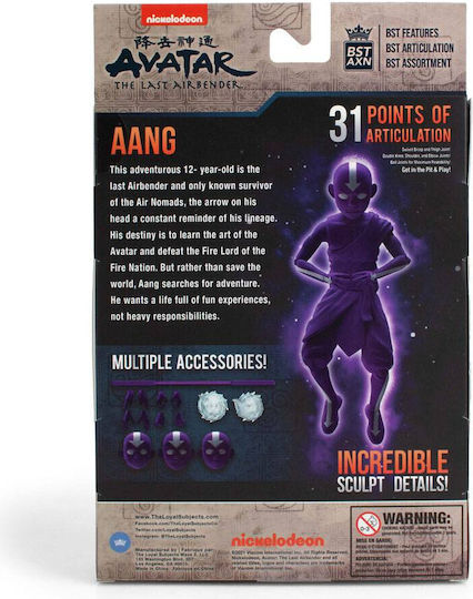 The Loyal Subjects Avatar: Aang Cosmic Energy The Last Airbender Φιγούρα Δράσης 13εκ.