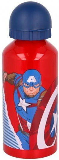 Παιδικό Παγούρι Avengers Αλουμινίου Κόκκινο 400ml