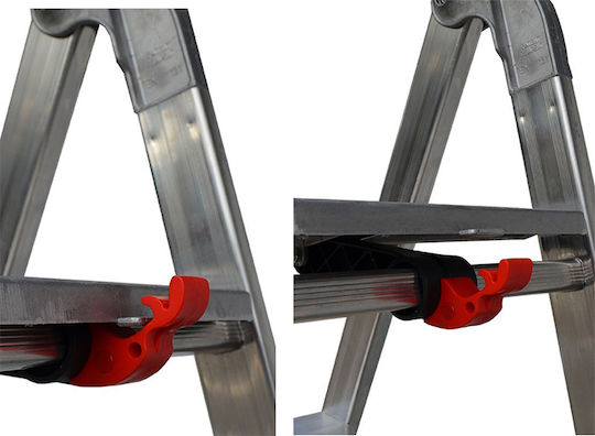 Profal Leiter Aluminium mit 3+1 Stufen