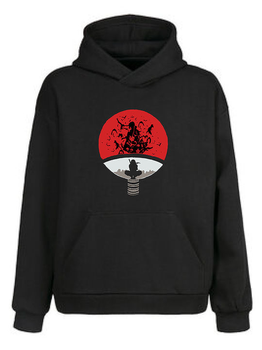 Naruto Uchiha Kapuzenpulli Schwarz