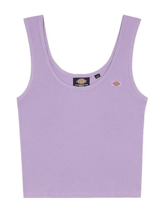 Mapleton Women's Summer Blouse Cotton Sleeveless Purple Rose