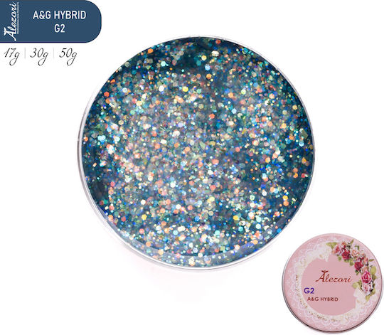 Alezori Glitter Nail Acrygel G2 20gr