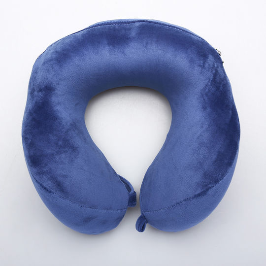 Travel Blue Tranquillity Memory Foam Travel Pillow Travel Set Pillow 25x25x10cm Blue