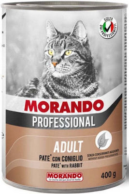 Morando Professional Wet Food for Cats In Can with Rabbit 1pc 400gr