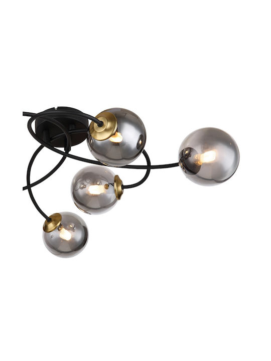 Globo Lighting Jorge Modern Metall Deckenleuchte mit Fassung G9 52Stück Braun