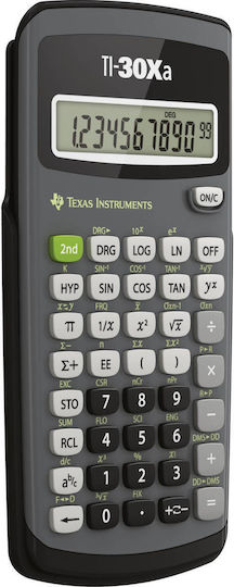 Texas Instruments TI30XA Αριθμομηχανή Επιστημονική 10 Ψηφίων σε Γκρι Χρώμα