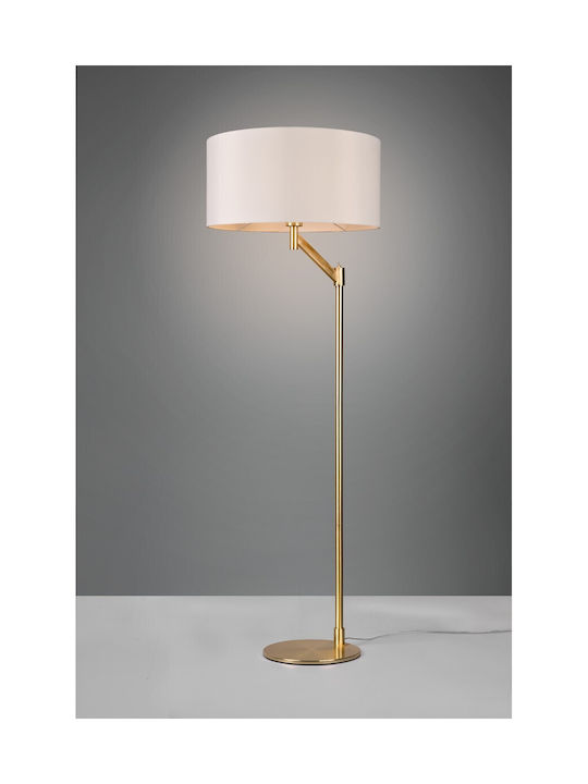 Trio Lighting Cassio Lampă de podea Î158xL50cm. cu Soclu pentru Bec E27 Cupru