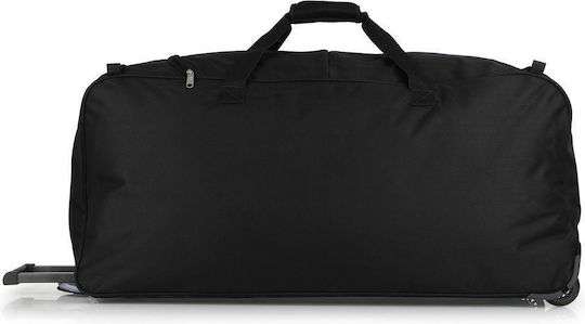 Gabol Week Eco Soft Sack Reise Rücken 110lt Schwarzes mit Rädern Stoff M80xP36xH37cm