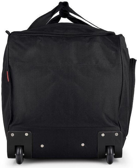 Gabol Week Eco Soft Sack Reise Rücken 110lt Schwarzes mit Rädern Stoff M80xP36xH37cm