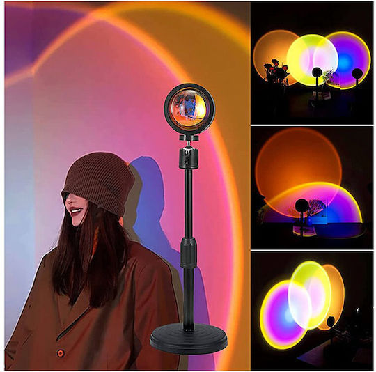 Dekorative Lampe Sonnenuntergang Schwarz
