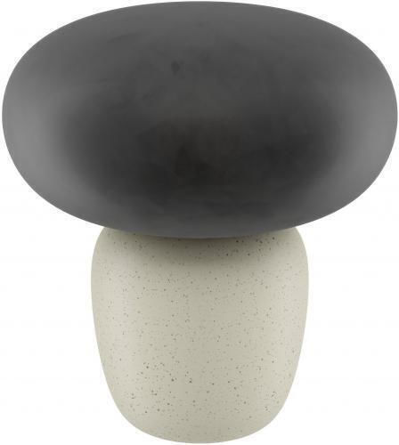 Eglo Cahuama Ceramic Table Lamp for Socket E27 with Black Shade and White Base