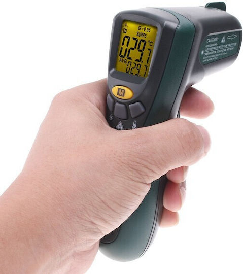 Mastech MS6520A Инфрачервен термометър за температури от -20°C до 300°C със съотношение на разстоянието 10:1