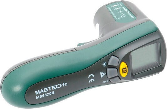 Mastech MS6520B Infrarot- und Laserthermometer für Temperaturen von -20°C bis 500°C mit Entfernungsverhältnis 10:1
