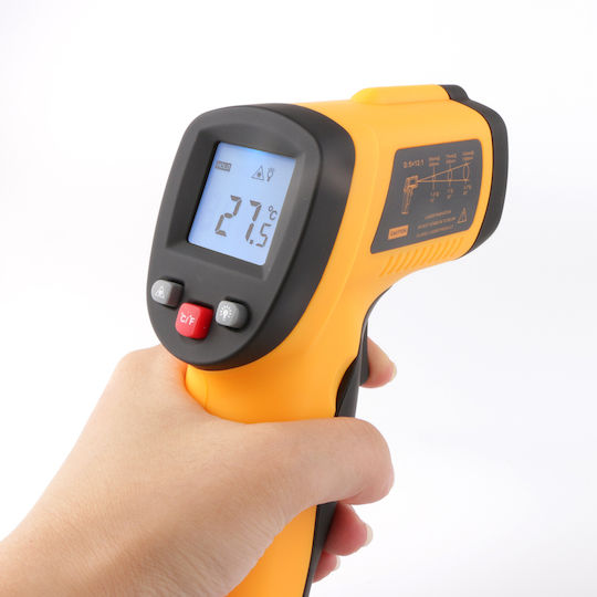 Benetech GM300 Infrarot- und Laserthermometer für Temperaturen von -50°C bis 420°C mit Entfernungsverhältnis 12:1