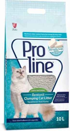 Lider Proline Bentonine Bentonite Cat Litter with Scent Marseille Soap 20lt