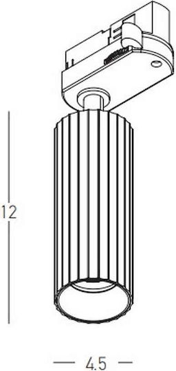 Zambelis Lights Μονό LED Σποτ σε Μπρούτζινο Χρώμα Zambelis Lights Μονό LED Σποτ σε Μπρούτζινο Χρώμα