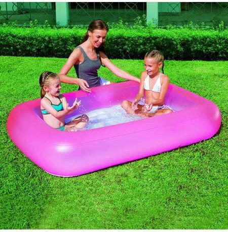 Bestway Kinder Pool Aufblasbar 165x104x25cm Rosa