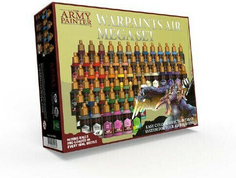 The Army Painter Warpaints Air Mega Set Σετ Χρώματα Μοντελισμού 18ml 60τμχ
