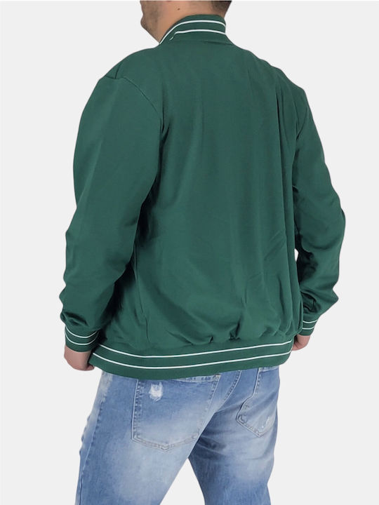 Men's thin baseball jacket New Mentality DMJ65 Green