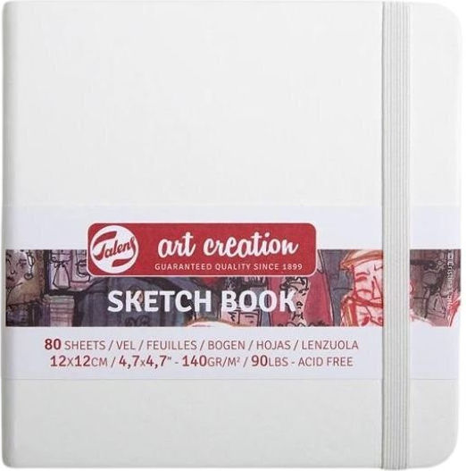 Royal Talens Sketchbook Art Creation Λευκό 140γρ./τ.μ. 12x12cm 80 Sheets