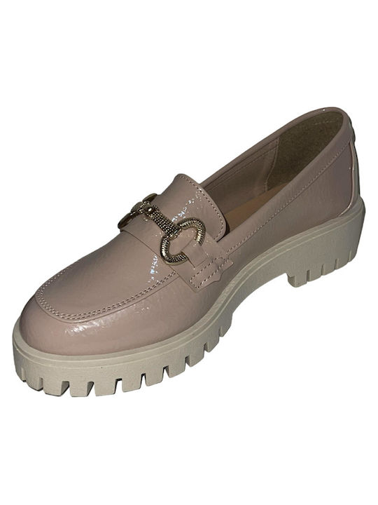 Zizel Women's Moccasins Nude 815 Lustrine