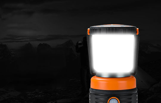 Superfire Battery Lantern for Camping Waterproof with Flashlight 850 Lumen 12W