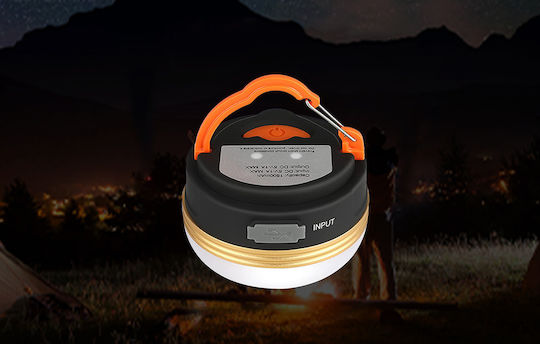 Superfire Rechargeable Light Bulb for Camping Waterproof with Flashlight 1000mAh 127lm 2.5W