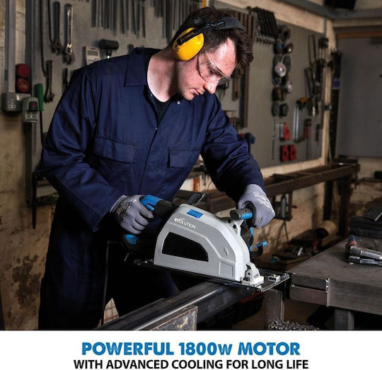 Evolution Circular Saw 1800W with Dust Extraction System