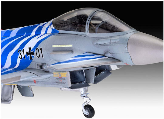 Revell Eurofighter Typhoon "The Bavarian Tiger 2021" Modeling Figure Airplane 85 Pieces in Scale 1:72 22.2x15.5cm.