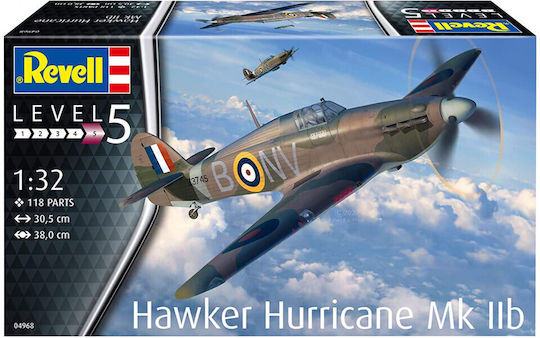 Revell Φιγούρα Μοντελισμού Αεροπλάνο Hawker Hurricane MkIIb σε Κλίμακα 1:32