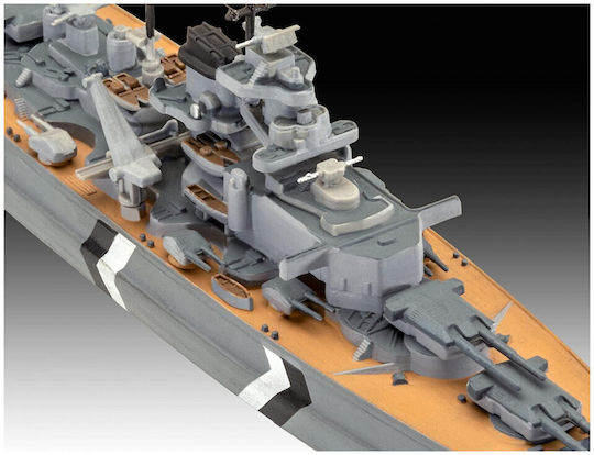 Revell Φιγούρα Μοντελισμού Πλοίο Bismarck Battle σε Κλίμακα 1:1200 με Κόλλα και Χρώματα