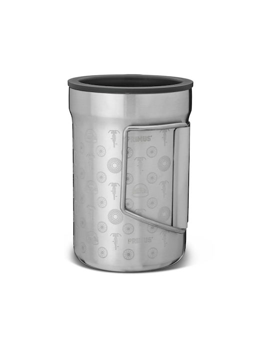 Primus Metallic Cup with Lid Silver 300ml