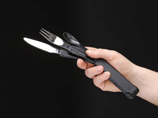 Boker Snac Pac Μαχαιροπίρουνo για Camping Σετ Κουταλο-μαχαιροπίρουνο