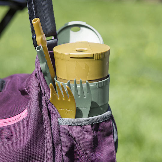 Light My Fire Rekit Bio Σετ Φαγητού για Camping Σετ Μαχαιροπίρουνο/Ποτήρι Μπλε 260ml