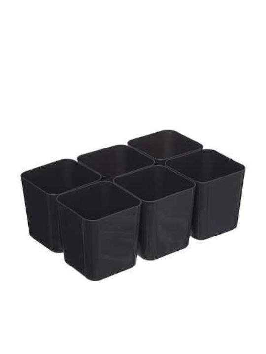 Plastic Storage Box with Lid Transparent 21.5x30.5x18cm 1pcs