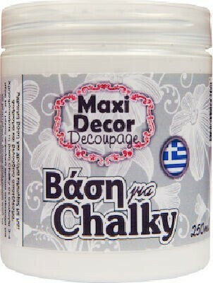 Maxi Decor Basis für Chalky Bastelmaterial Decoupage White 250ml