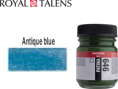 Royal Talens Amsterdam Patina Патина Декупаж Blue 50мл